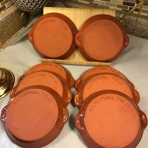 AS Portugal T11 20 Red Clay Pottery Bakeware 8 Pieces
